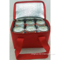 Non woven with EPE foam bulk cooler bag for six cans
